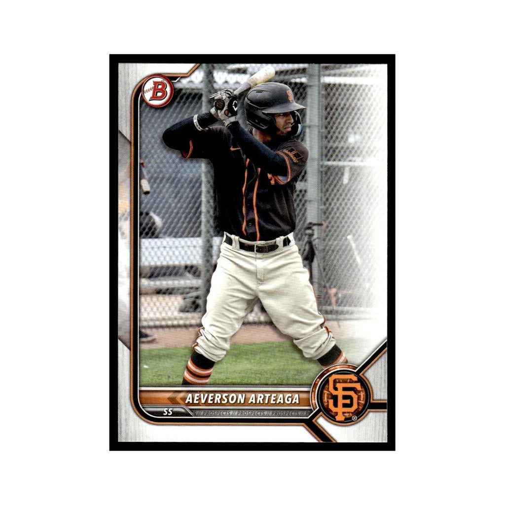 Aeverson Arteaga 2022 Bowman Draft #BD-198 San Francisco Giants Baseball Card NM