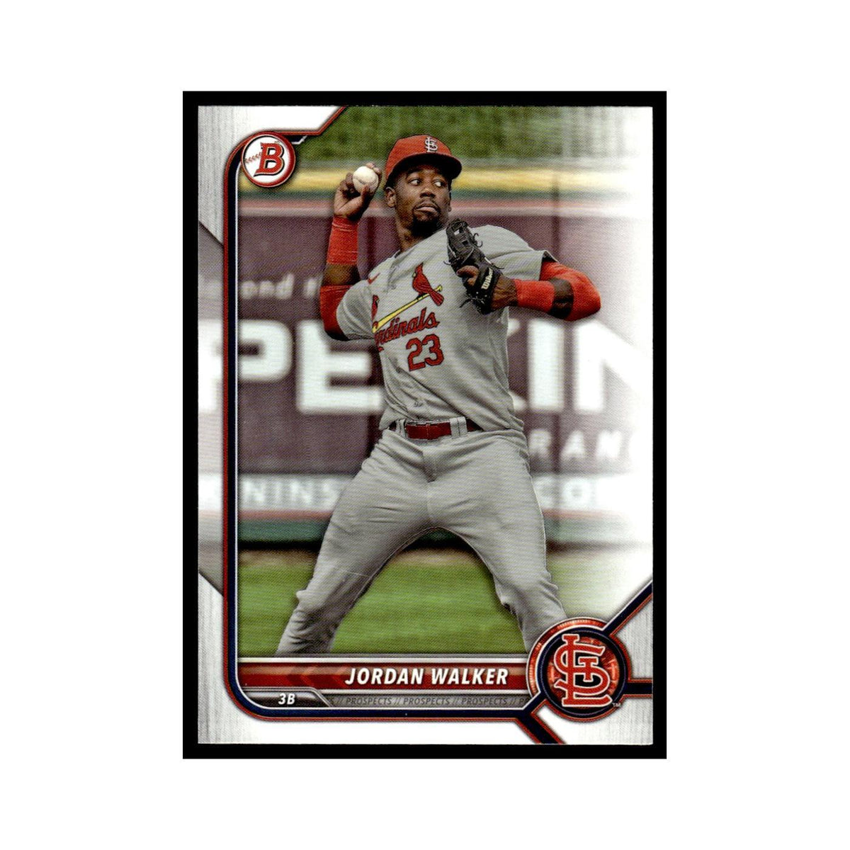 Jordan Walker 2022 Bowman Draft #BD-36 St. Louis Cardinals Baseball Card NM