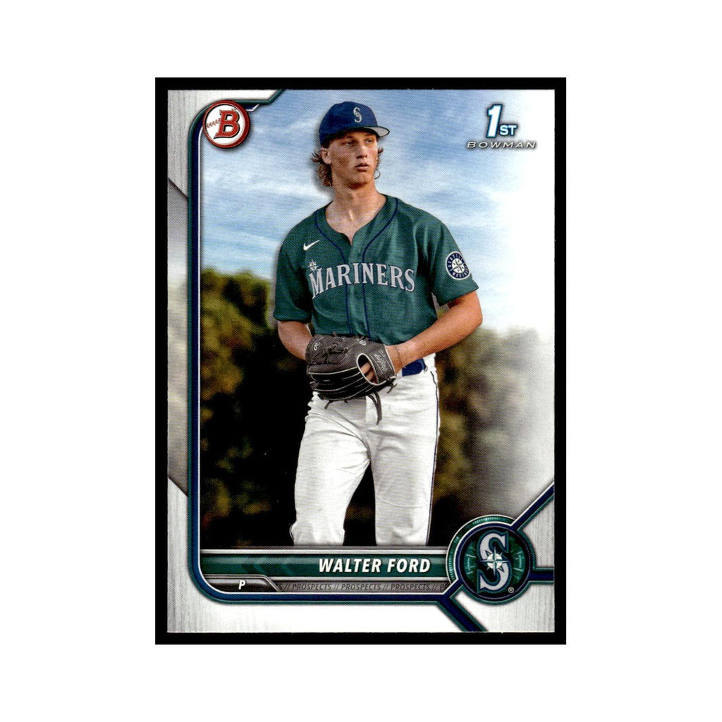 Walter Ford 2022 Bowman Draft #BD-187 Seattle Mariners Baseball Card NM