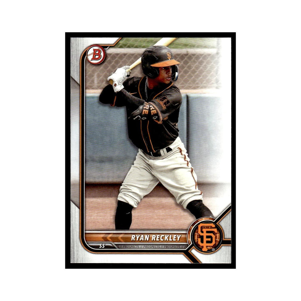 Ryan Reckley 2022 Bowman Draft #BD-108 San Francisco Giants Baseball Card NM