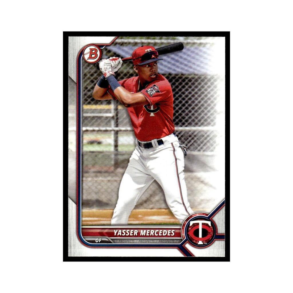 Yasser Mercedes 2022 Bowman Draft #BD-11 Minnesota Twins Baseball Card NM