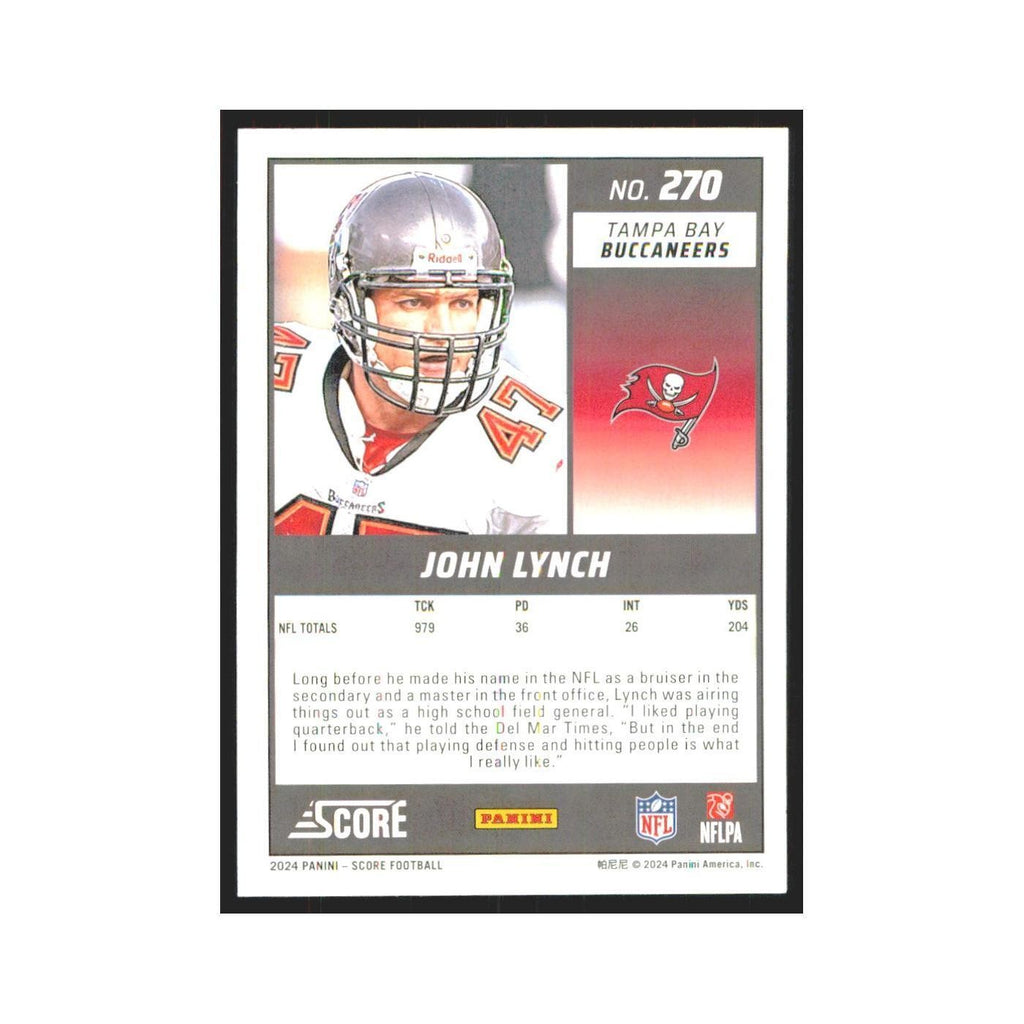 2024 Score John Lynch Buccaneers #270