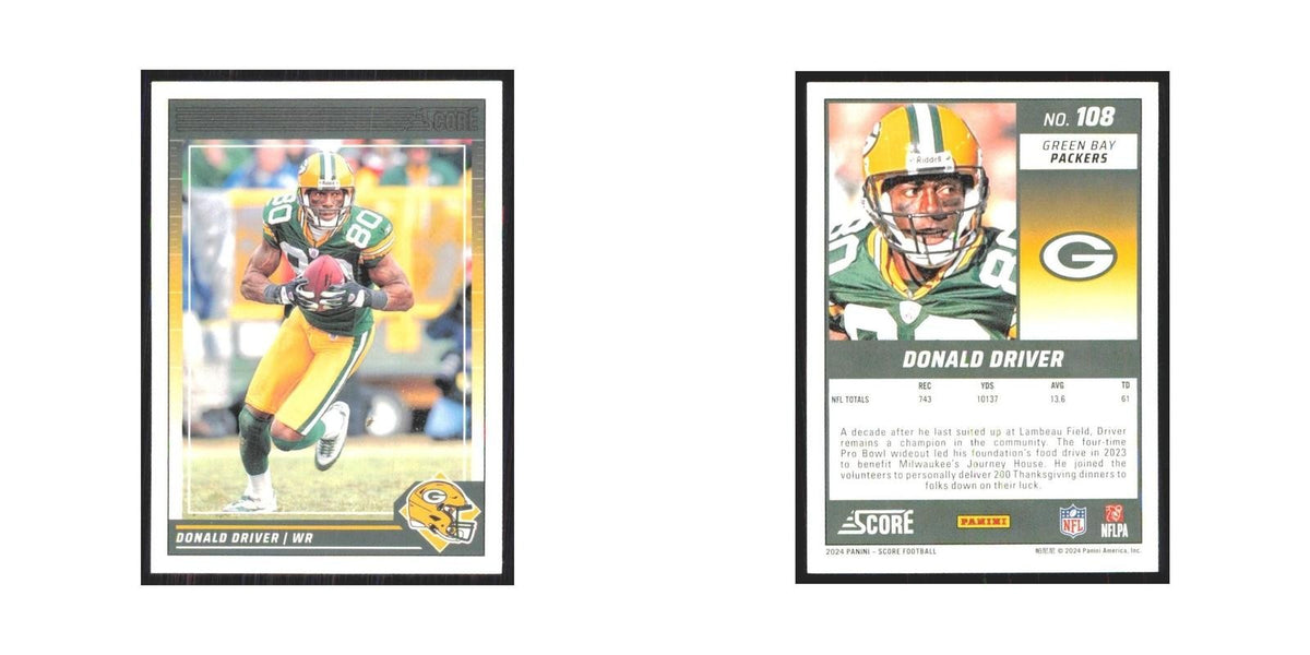 2024 Score Donald Driver Packers #108