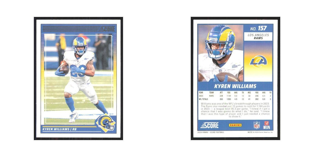 2024 Score Kyren Williams Rams #157