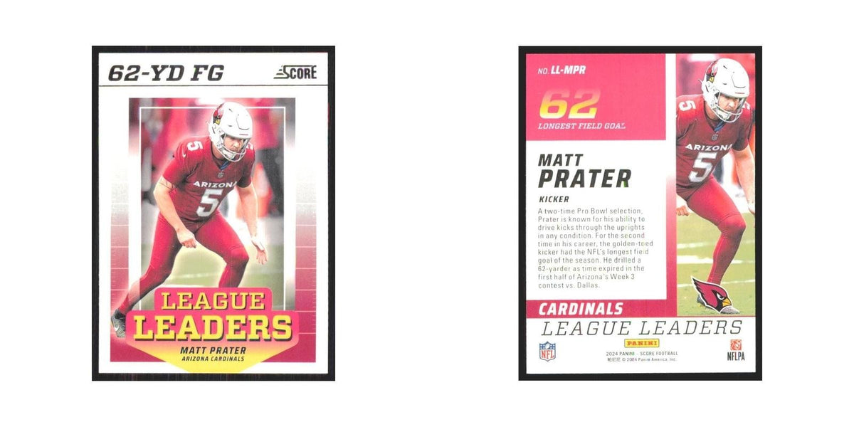 2024 Score Matt Prater Cardinals #LL-MPR