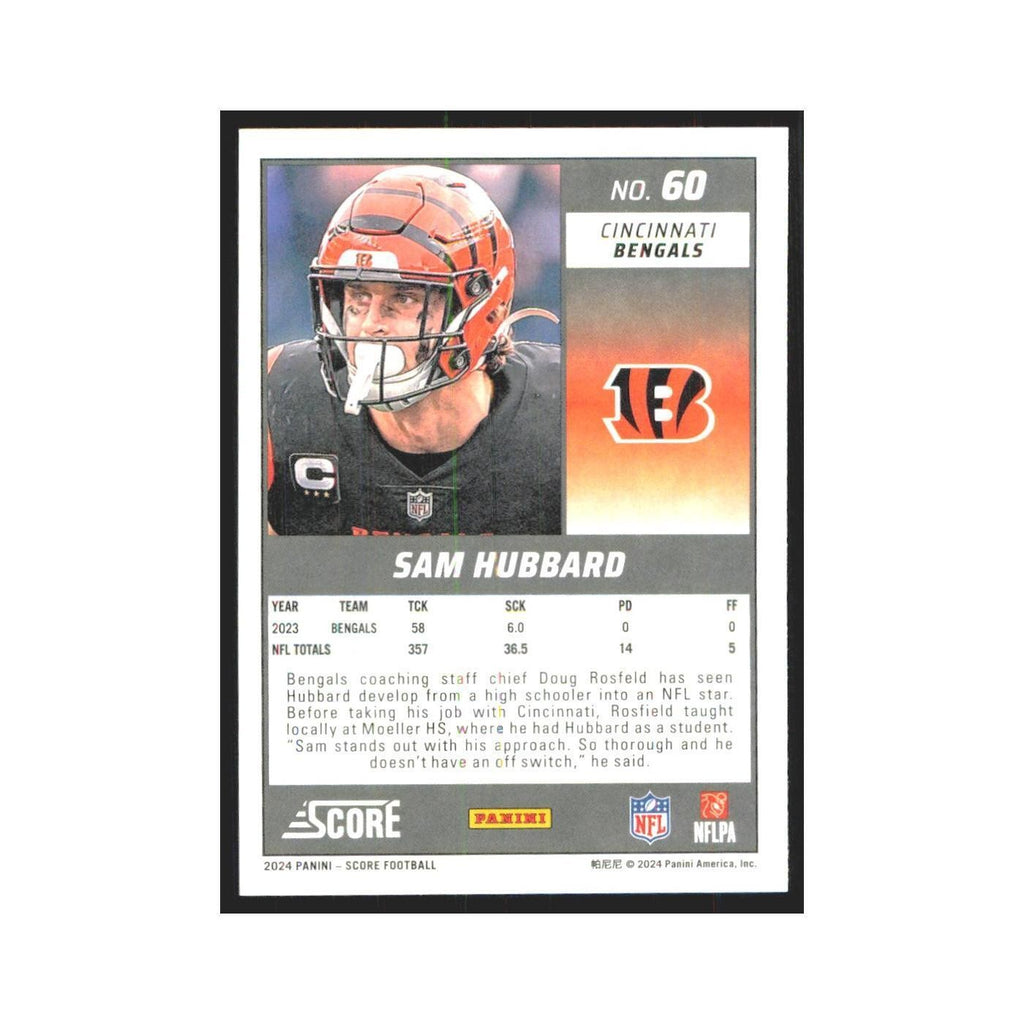 2024 Score Sam Hubbard Bengals #60