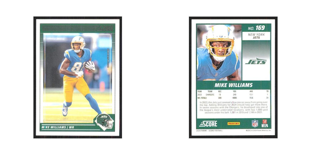 2024 Score Mike Williams Jets #169