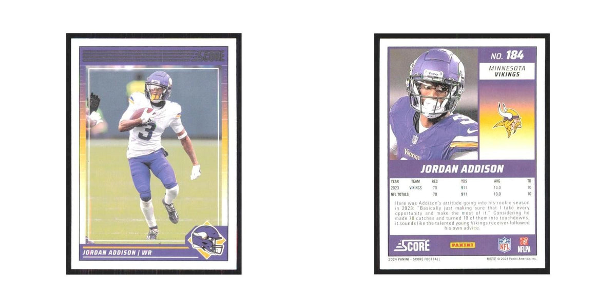 2024 Score Jordan Addison Vikings #184