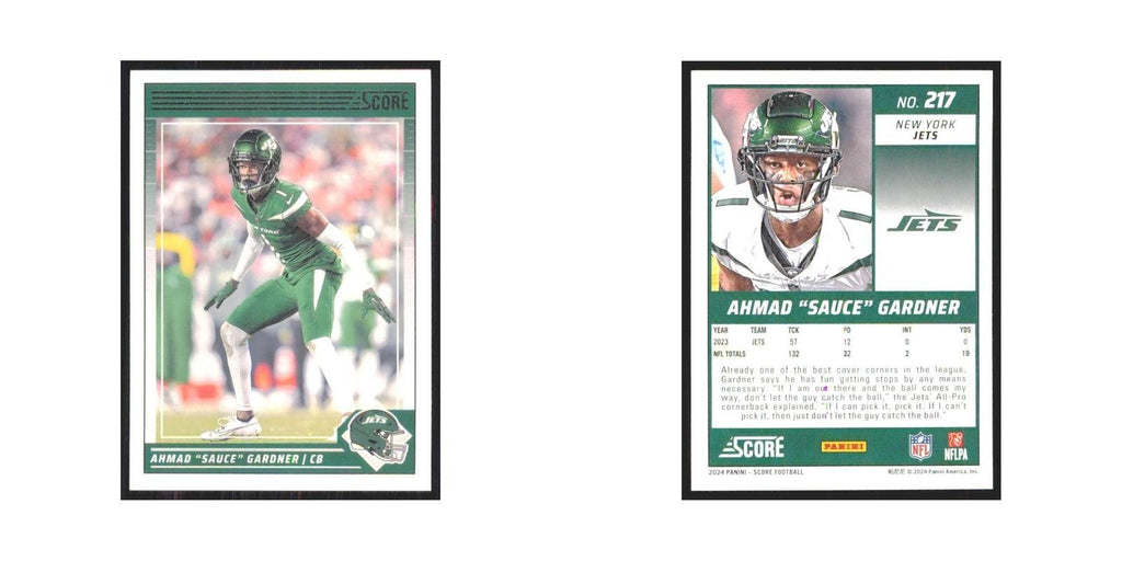 2024 Score Ahmad Sauce Gardner Jets #217