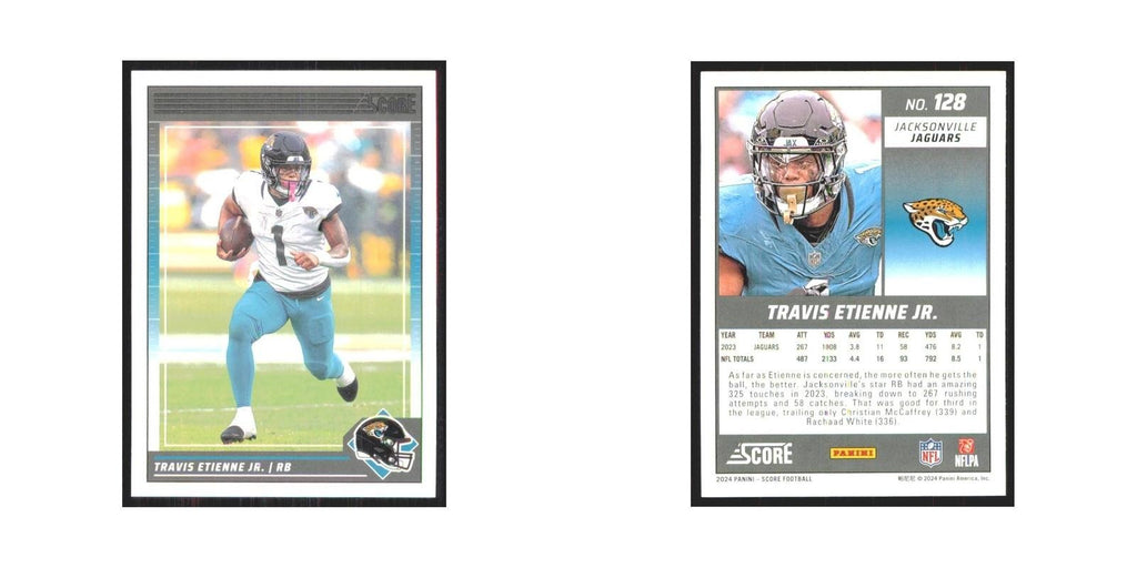2024 Score Travis Etienne Jr. Jaguars #128