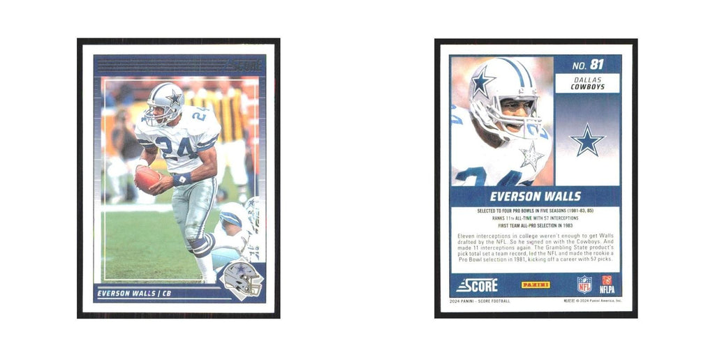 2024 Score Everson Walls Cowboys #81