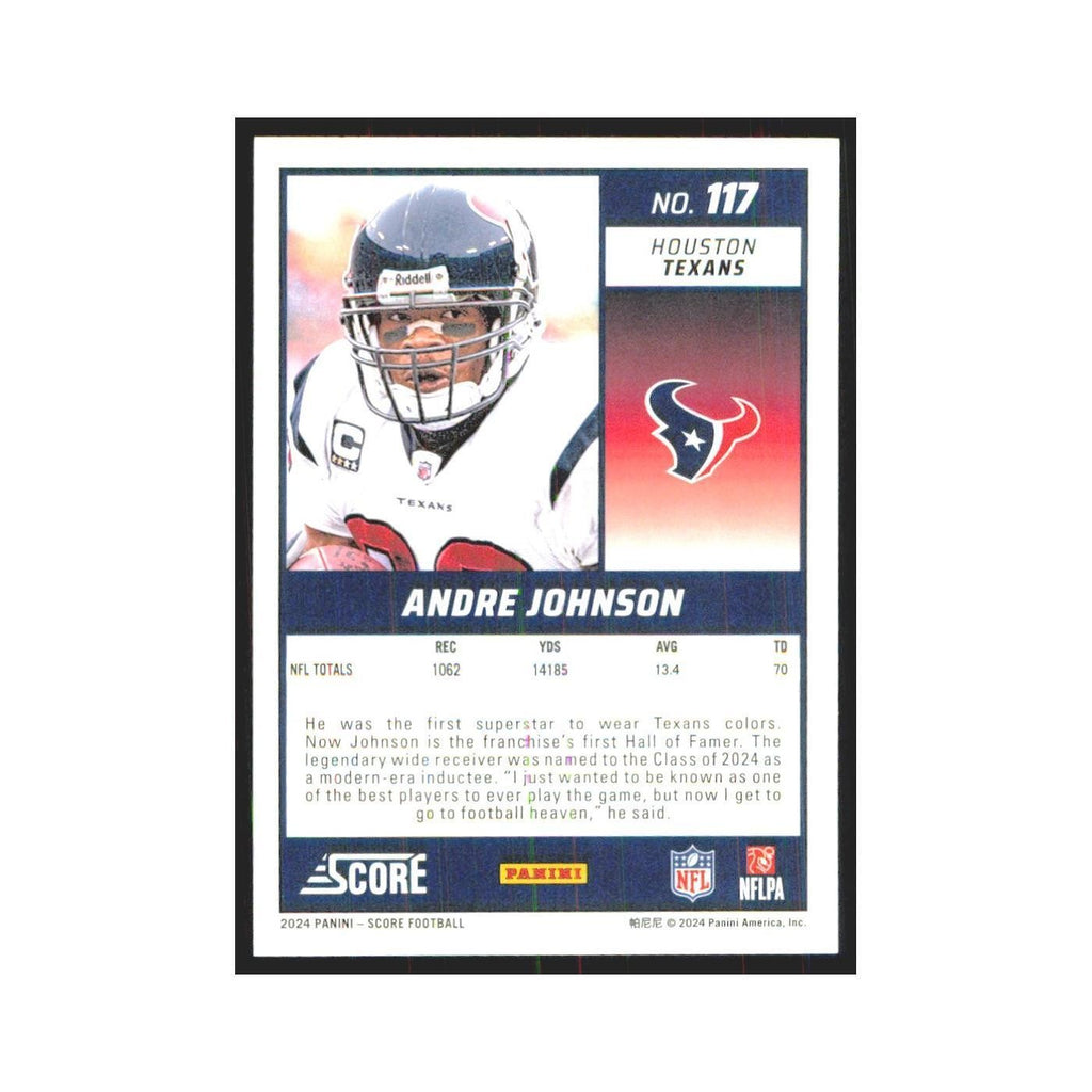 2024 Score Andre Johnson Texans #117