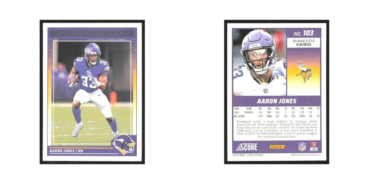 2024 Score Aaron Jones Vikings #103
