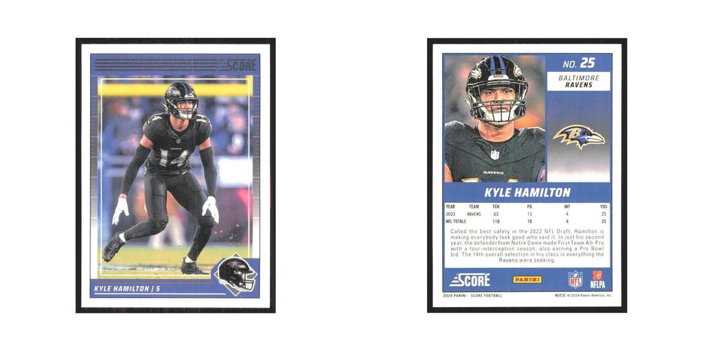 2024 Score Kyle Hamilton Ravens #25