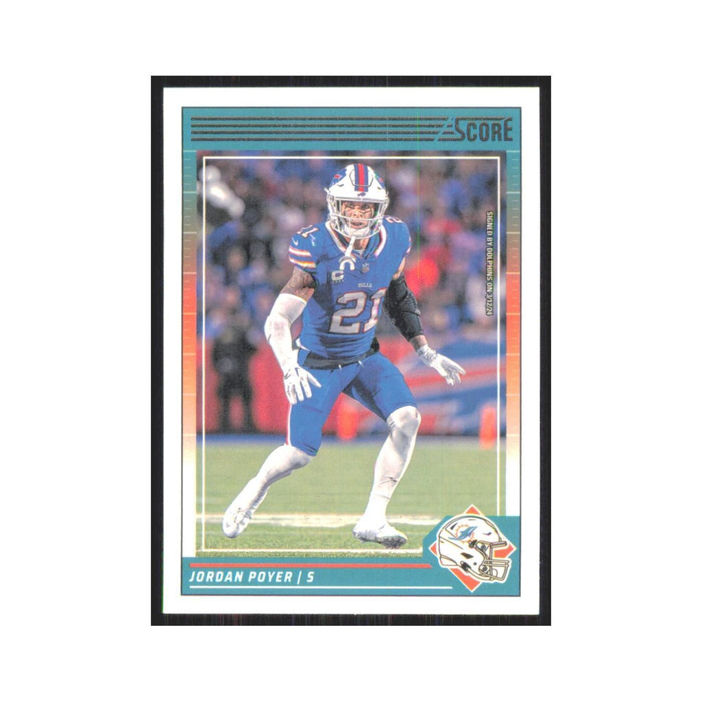 2024 Score Jordan Poyer Dolphins #34
