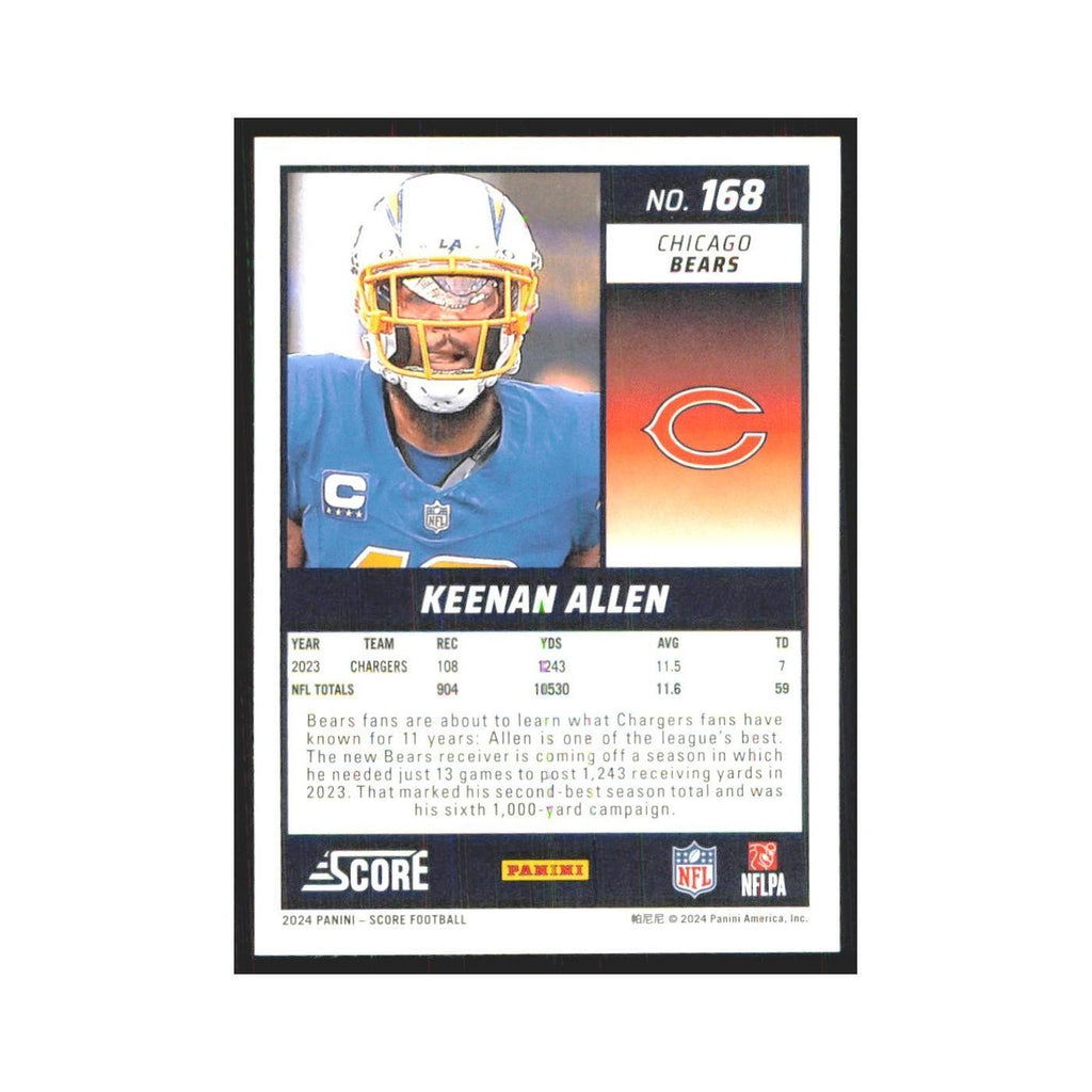 2024 Score Keenan Allen Bears #168