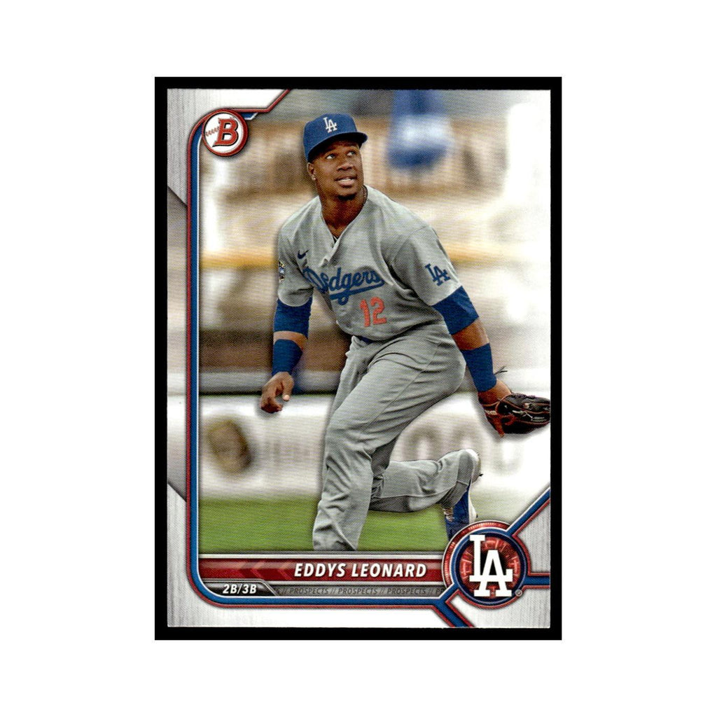 Eddys Leonard 2022 Bowman Draft #BD-150 Los Angeles Dodgers Baseball Card NM