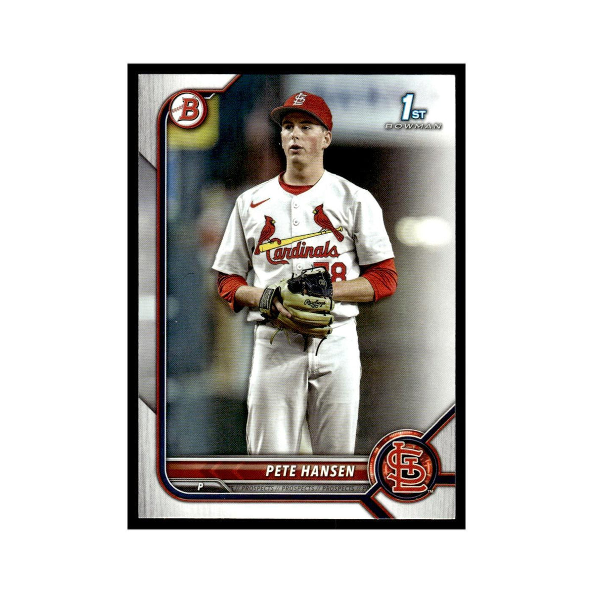 Pete Hansen 2022 Bowman Draft #BD-128 St. Louis Cardinals Baseball Card NM