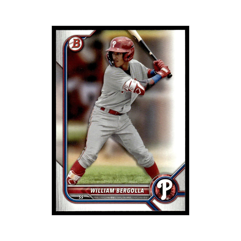 William Bergolla 2022 Bowman Draft #BD-88 Philadelphia Phillies Baseball Card NM