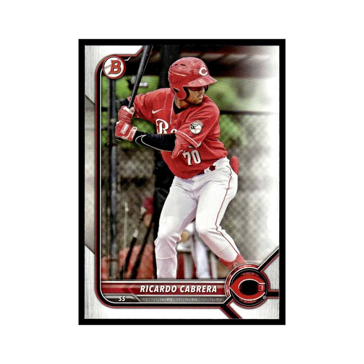 Ricardo Cabrera 2022 Bowman Draft #BD-139 Cincinnati Reds Baseball Card NM