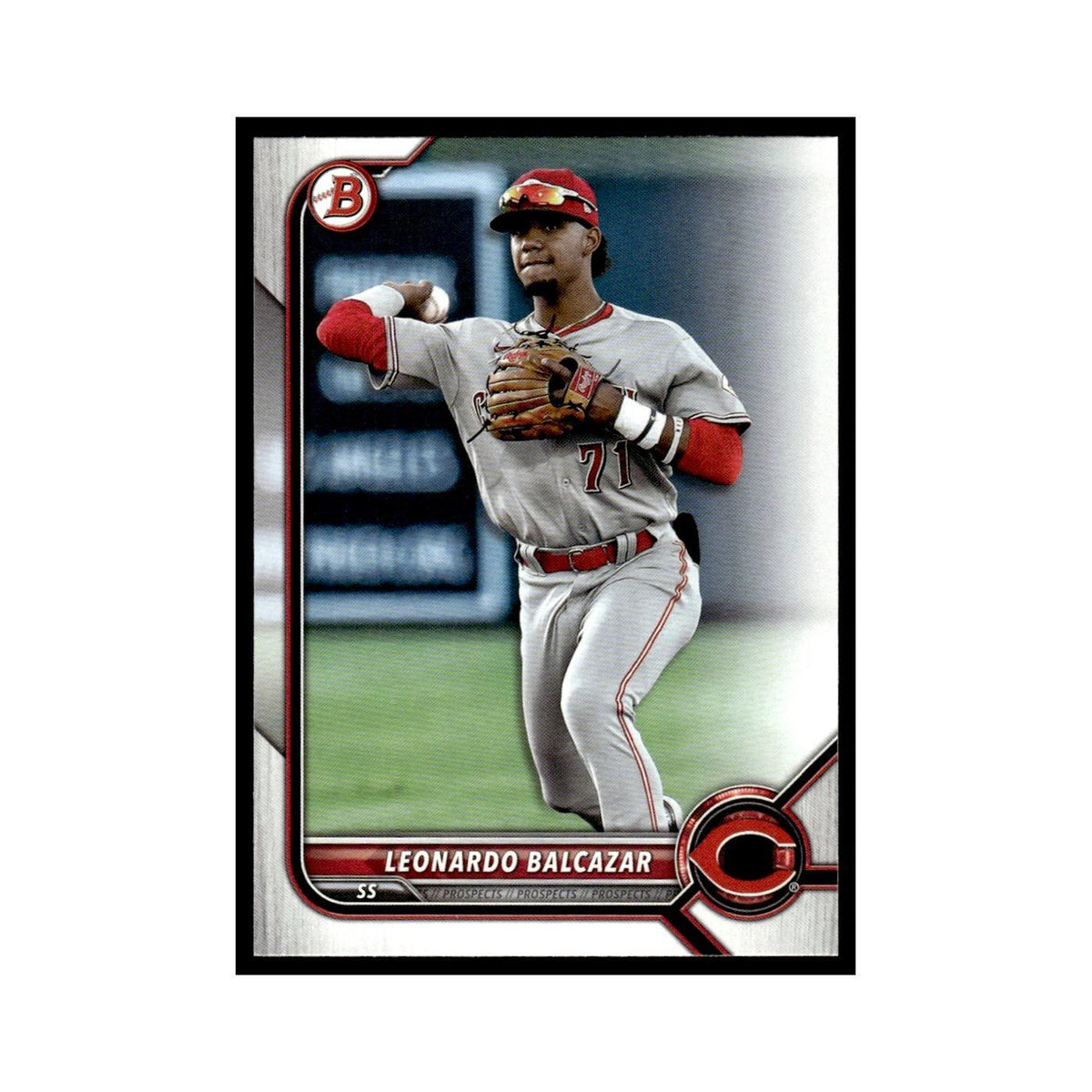 Leonardo Balcazar 2022 Bowman Draft #BD-91 Cincinnati Reds Baseball Card NM