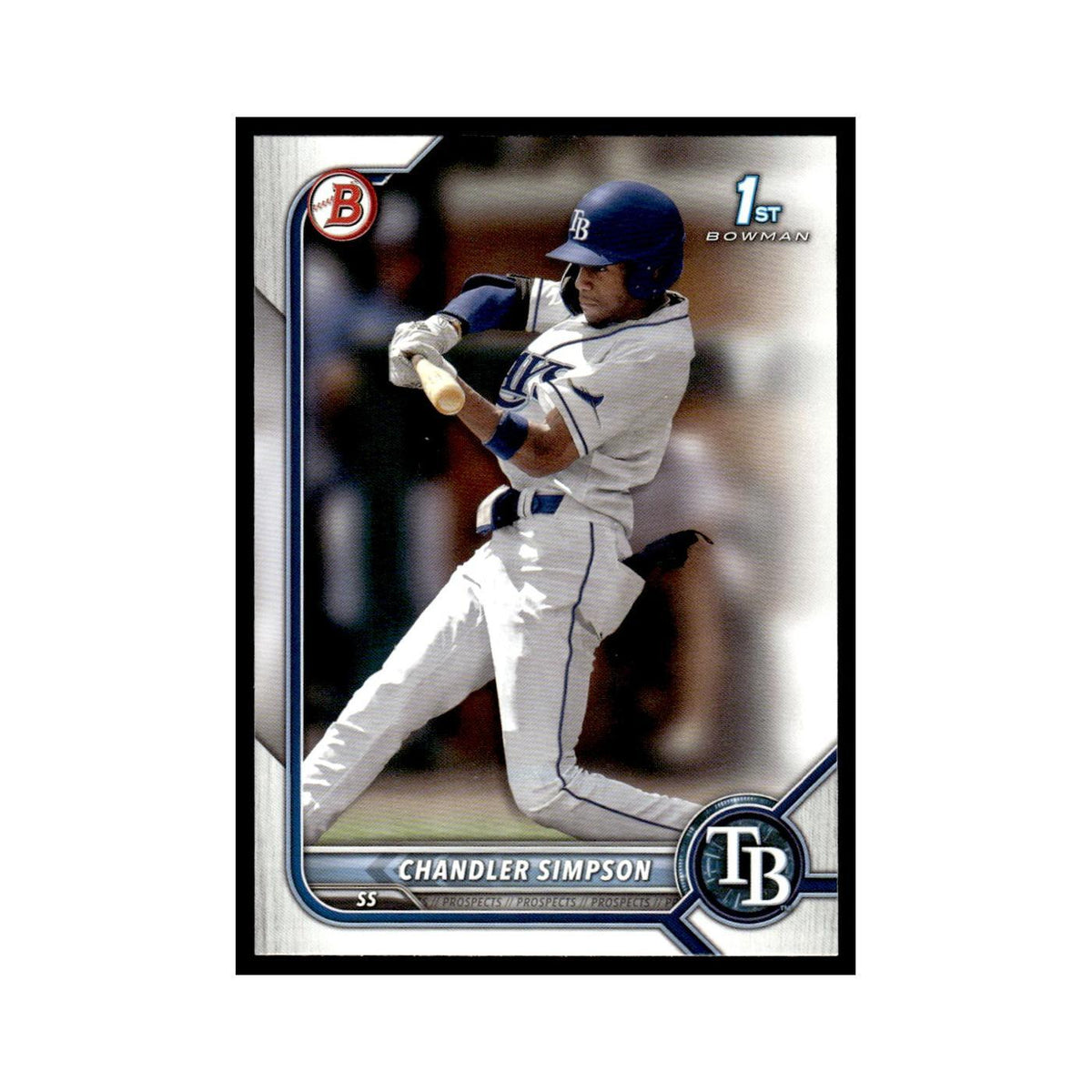 Chandler Simpson 2022 Bowman Draft #BD-26 Tampa Bay Rays Baseball Card NM