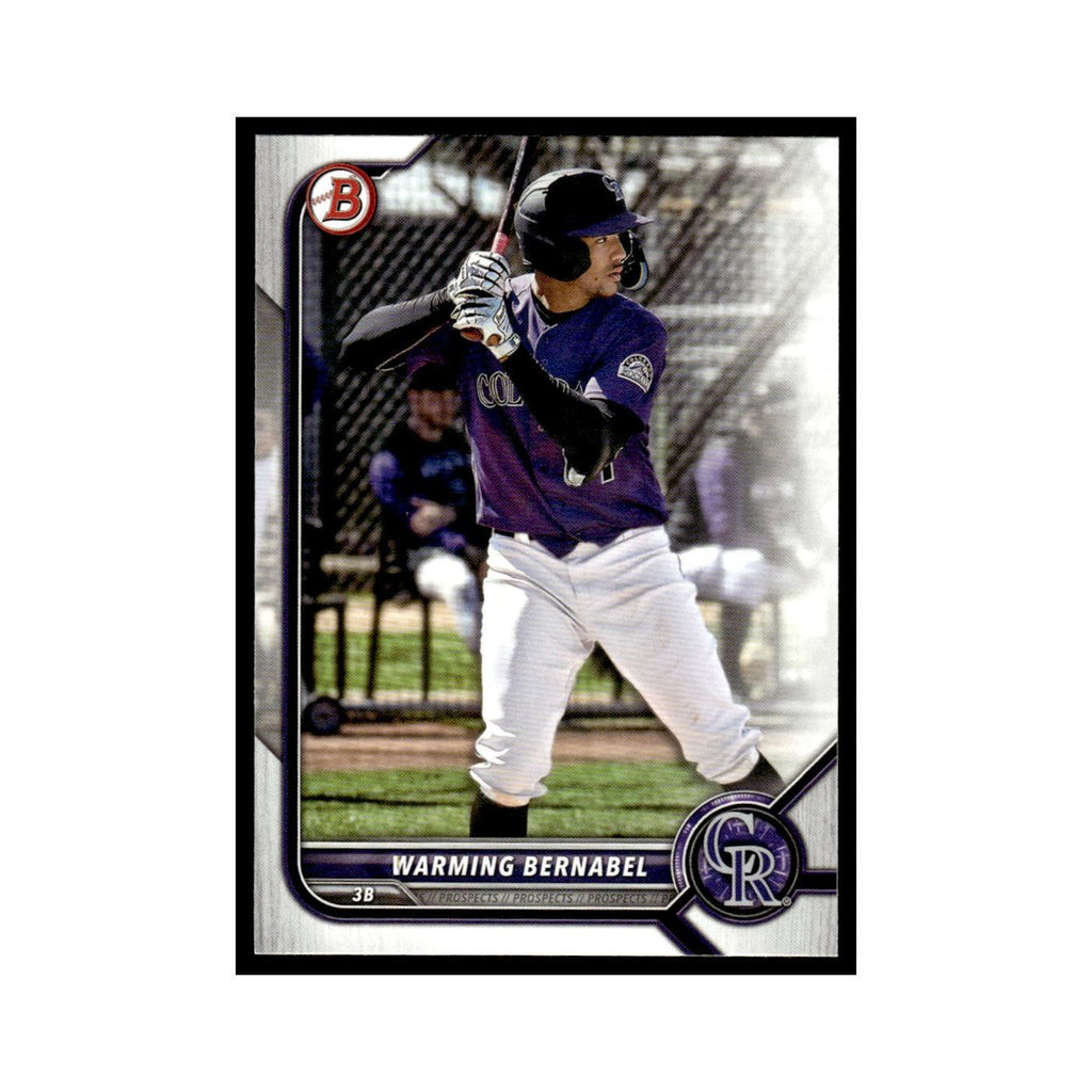 Warming Bernabel 2022 Bowman Draft #BD-179 Colorado Rockies Baseball Card NM