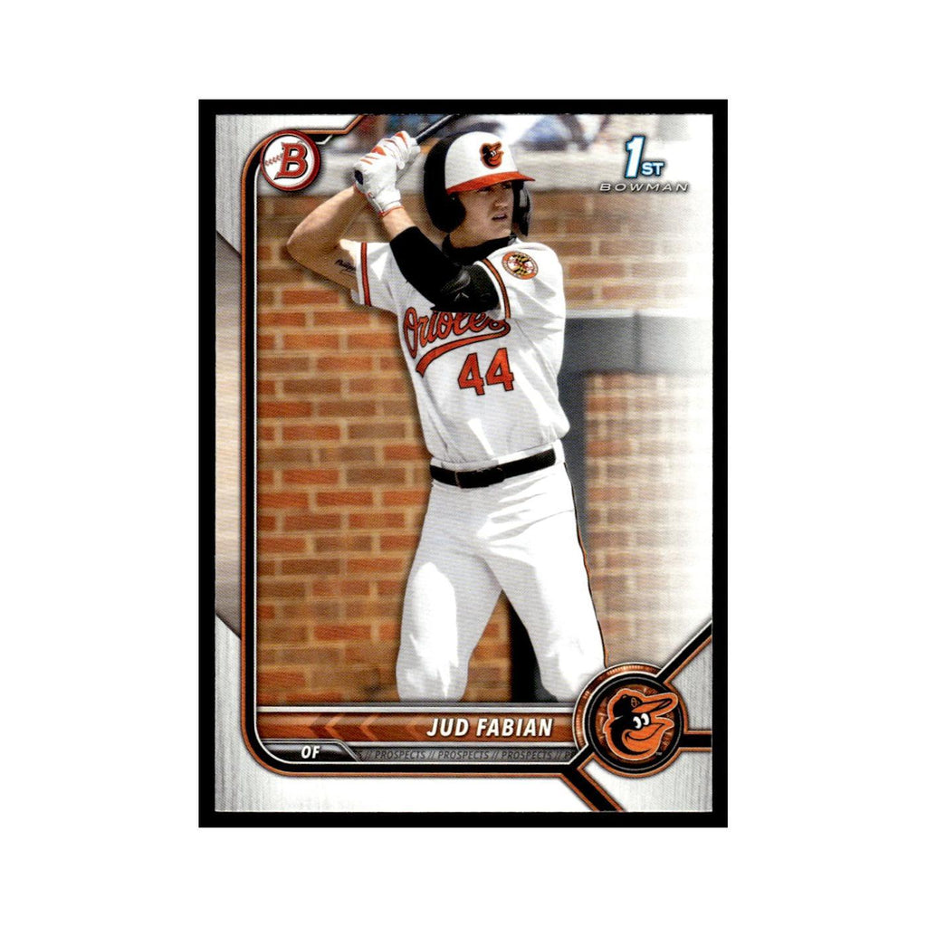Jud Fabian 2022 Bowman Draft #BD-114 Baltimore Orioles Baseball Card NM