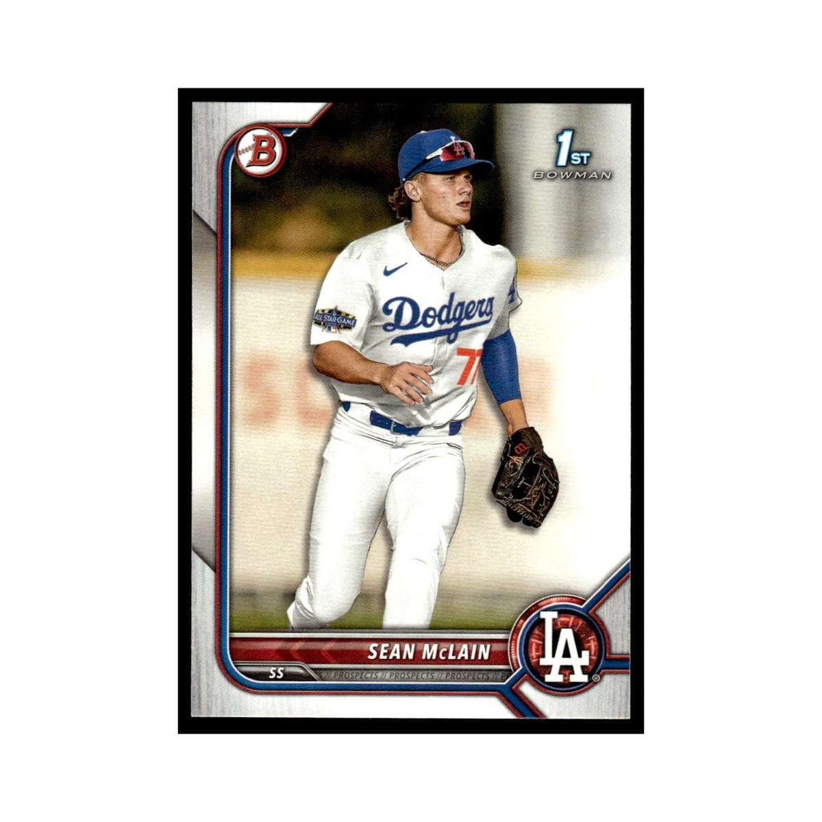 Sean McLain 2022 Bowman Draft #BD-50 Los Angeles Dodgers Baseball Card NM