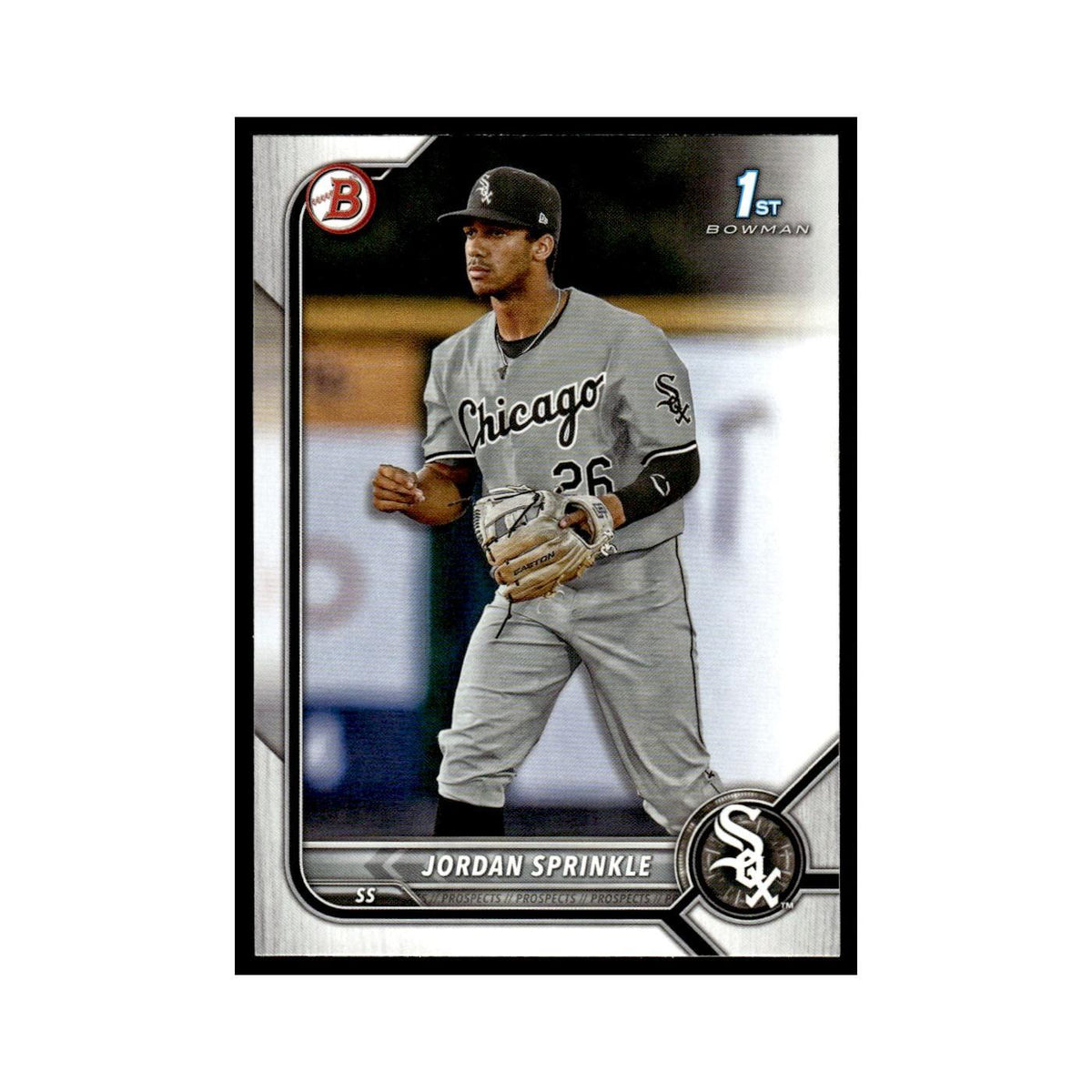 Jordan Sprinkle 2022 Bowman Draft #BD-183 Chicago White Sox Baseball Card NM
