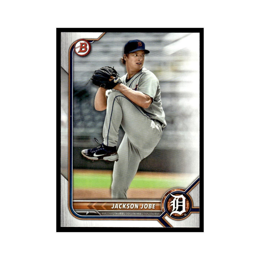 Jackson Jobe 2022 Bowman Draft #BD-99 Detroit Tigers Baseball Card NM