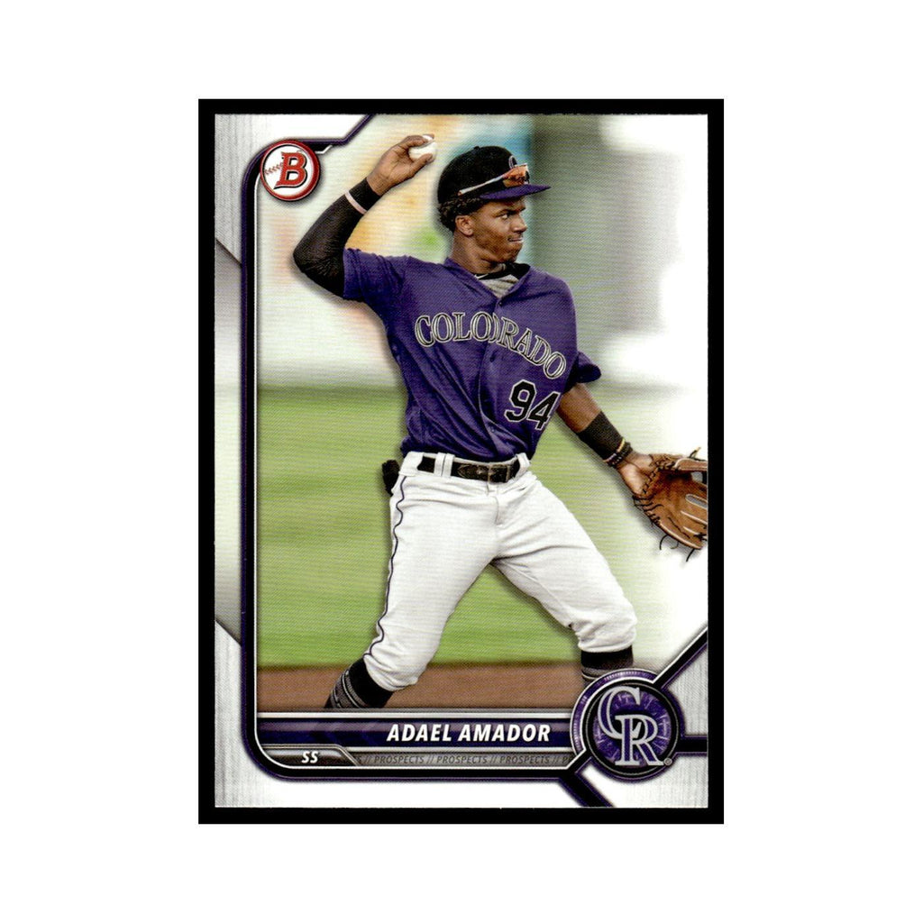 Adael Amador 2022 Bowman Draft #BD-59 Colorado Rockies Baseball Card NM