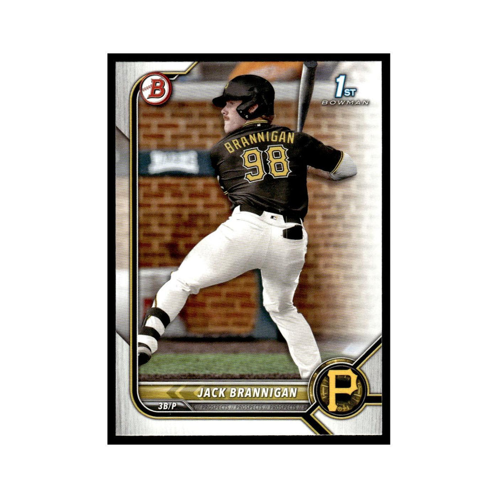 Jack Brannigan 2022 Bowman Draft #BD-154 Pittsburgh Pirates Baseball Card NM