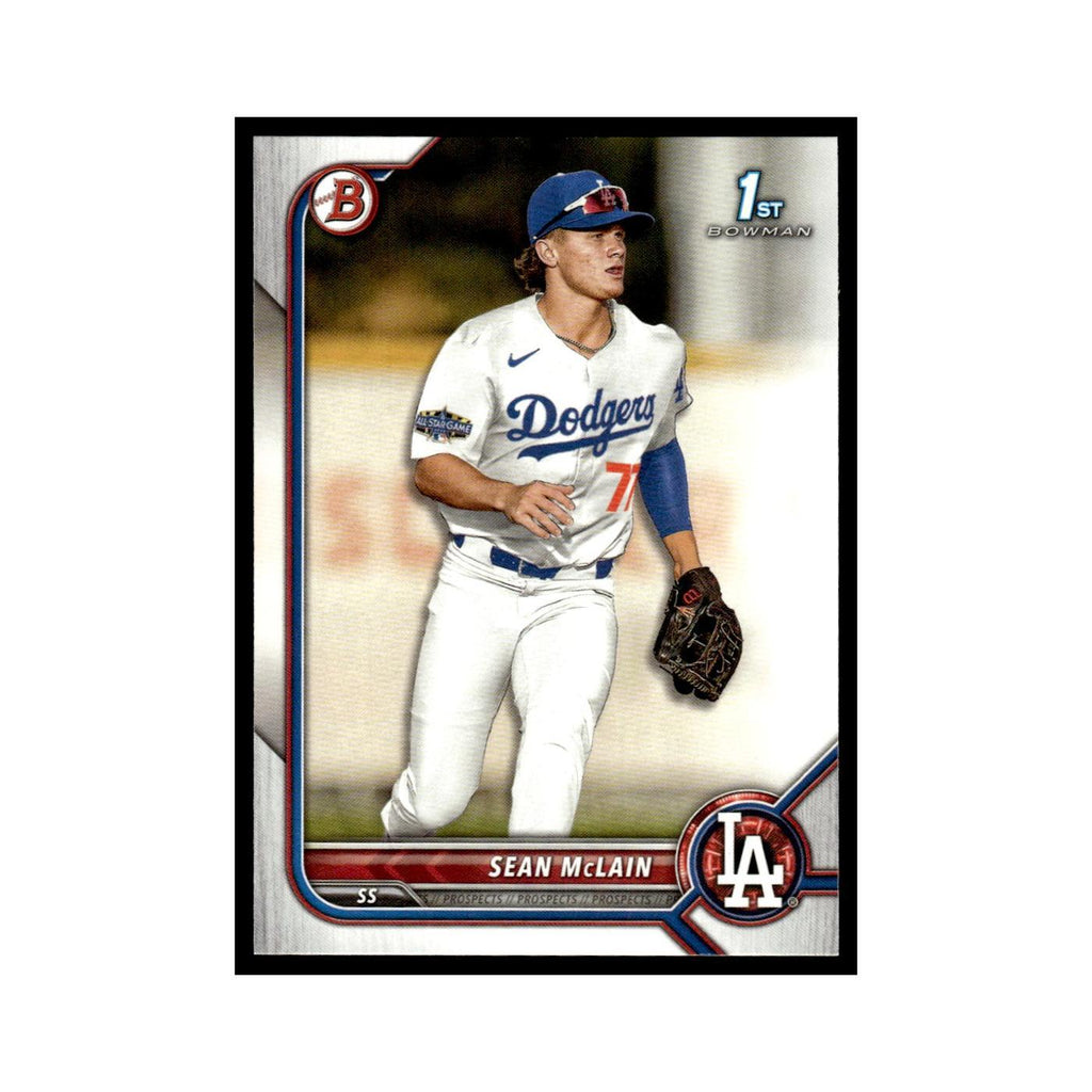 Sean McLain 2022 Bowman Draft #BD-50 Los Angeles Dodgers Baseball Card NM
