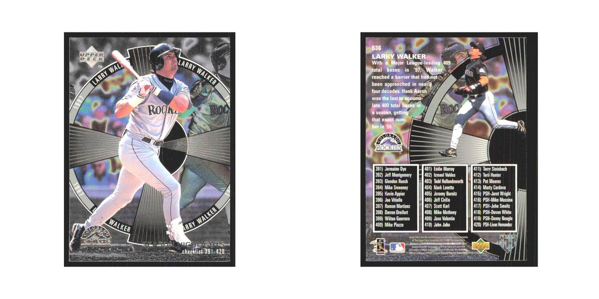 1998 Upper Deck Larry Walker Rockies #536