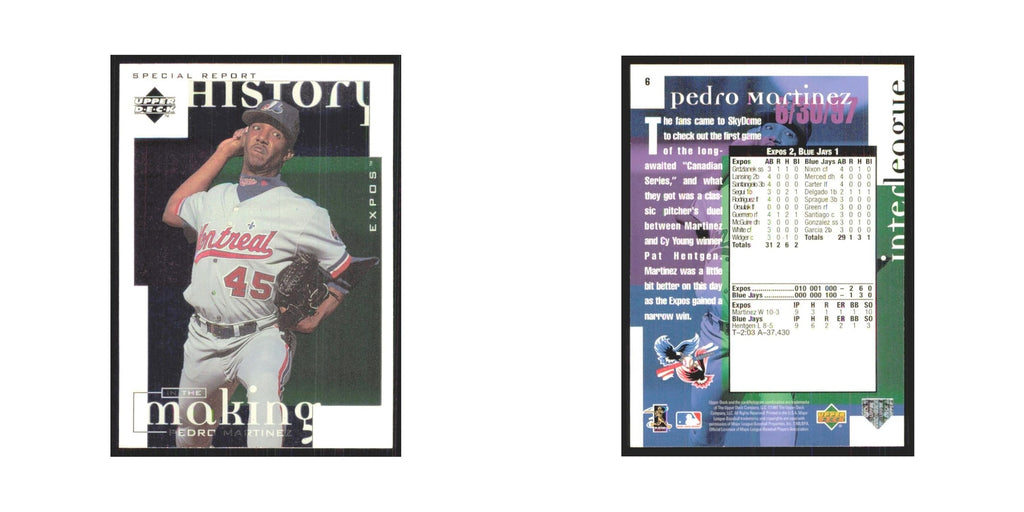 1998 Upper Deck Pedro Martinez Montreal Expos #6