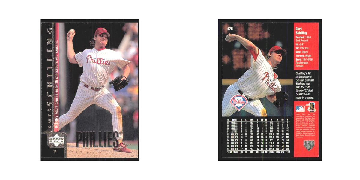 1998 Upper Deck Curt Schilling Phillies #475