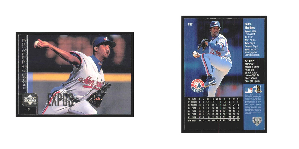 1998 Upper Deck Pedro Martinez Expos #157