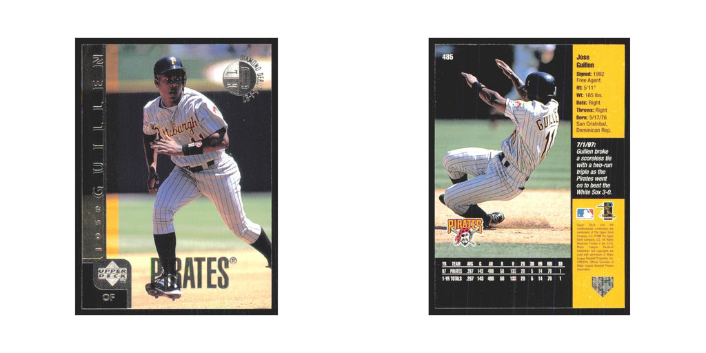 1998 Upper Deck Jose Guillen Pirates #485