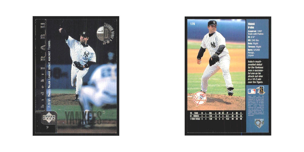 1998 Upper Deck Hideki Irabu Yankees #176