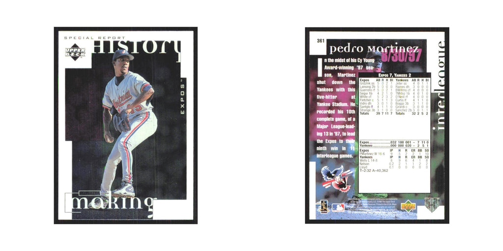 1998 Upper Deck Pedro Martinez Montreal Expos #361