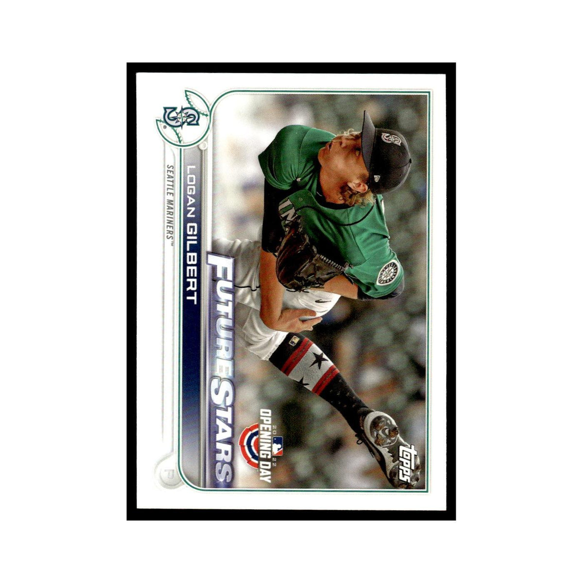 Logan Gilbert 2022 Topps Opening Day #17 Seattle Mariners Baseball Card NM