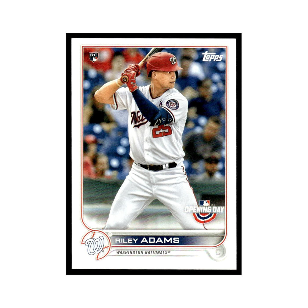 Riley Adams Rookie 2022 Topps Opening Day #83 Washington Nationals NM
