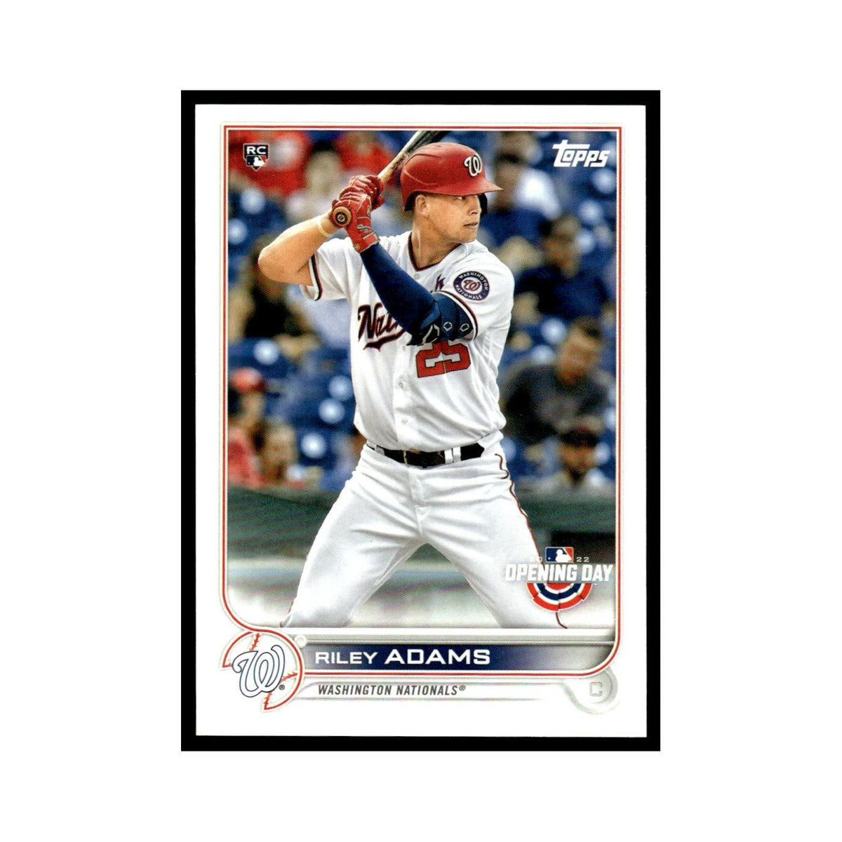 Riley Adams Rookie 2022 Topps Opening Day #83 Washington Nationals NM