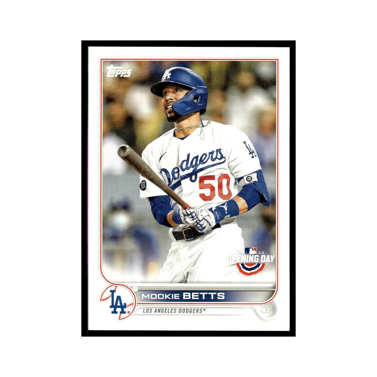 Mookie Betts 2022 Topps Opening Day #200 Los Angeles Dodgers Baseball Card NM
