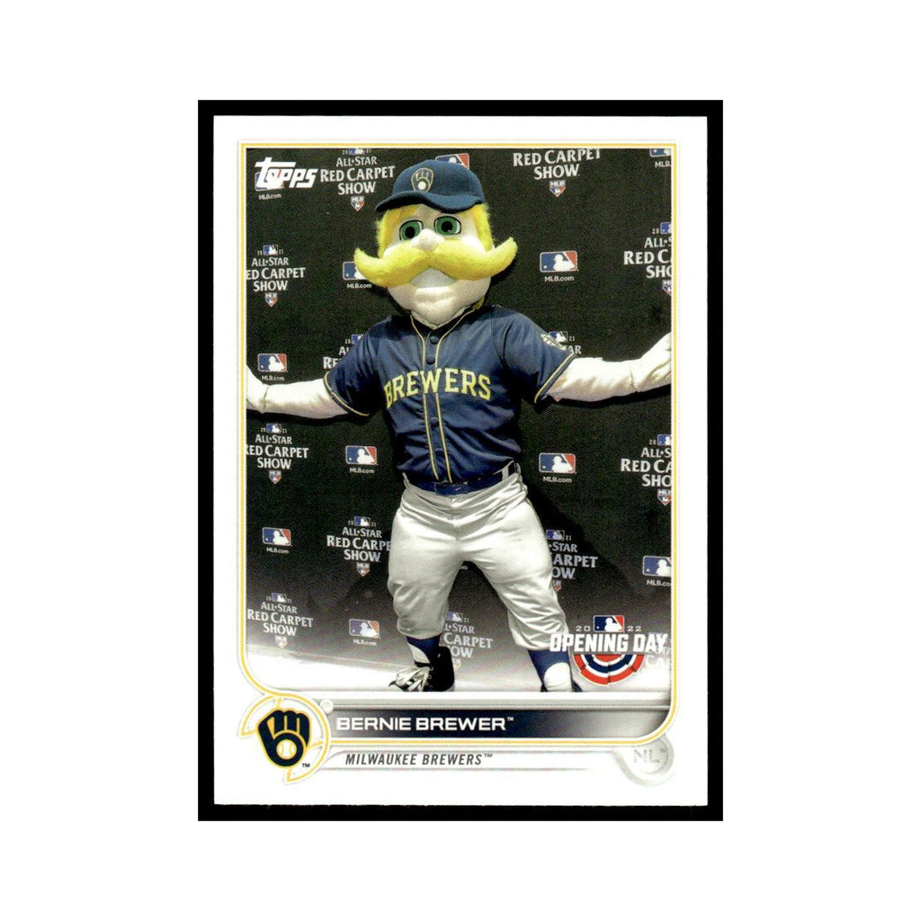 Bernie Brewer 2022 Topps Opening Day #M-12 Milwaukee Brewers Baseball Card NM
