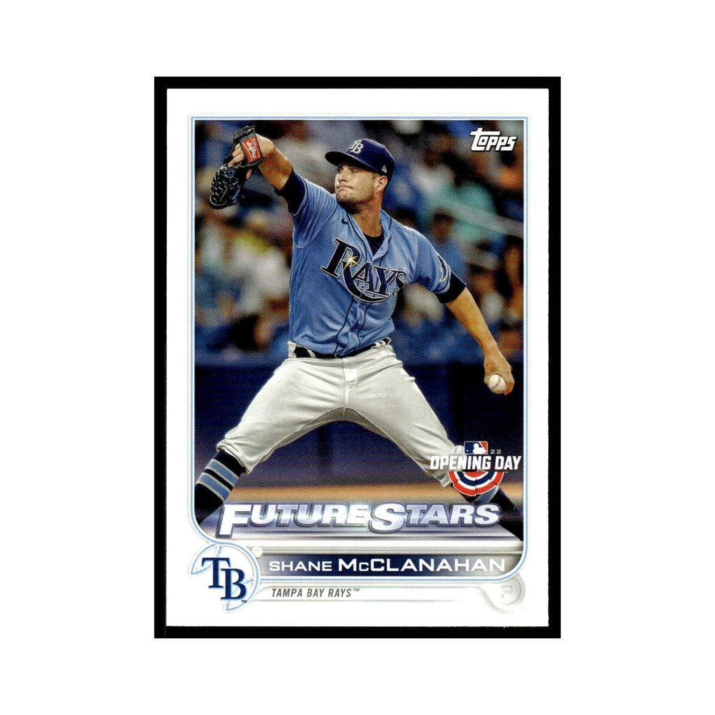 Shane McClanahan 2022 Topps Opening Day #41 Tampa Bay Rays Baseball Card NM