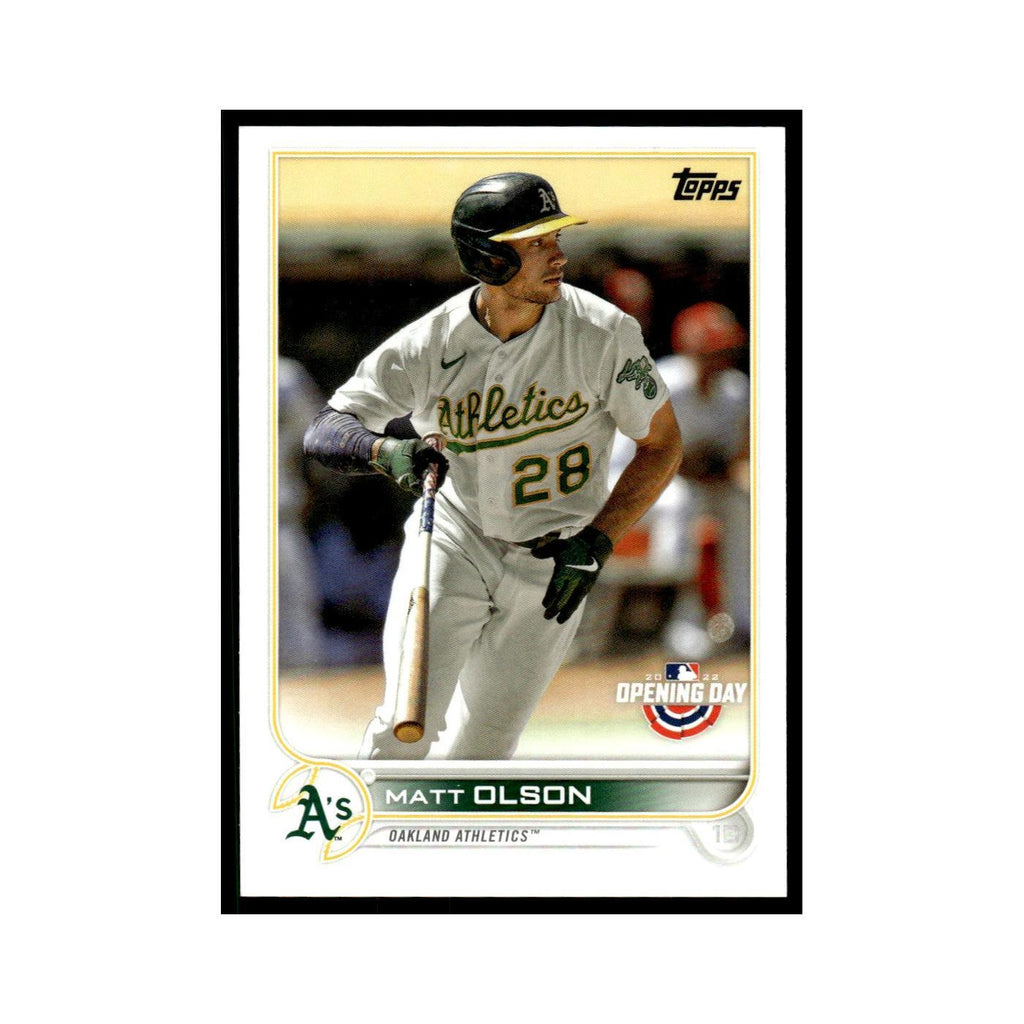 Matt Olson 2022 Topps Opening Day #187 Oakland Athletics Baseball Card NM