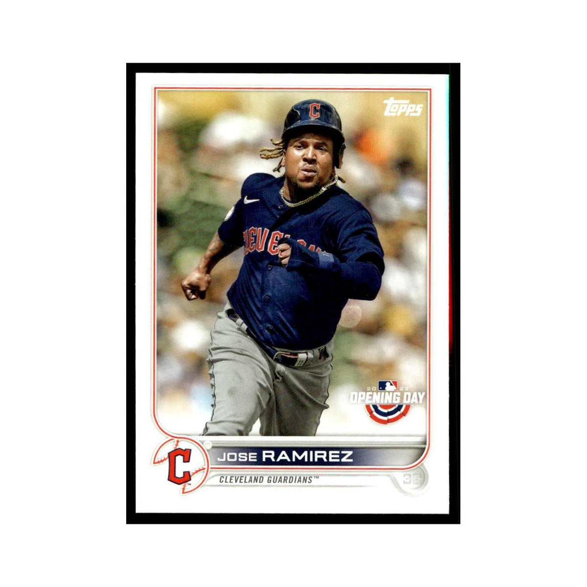 Jose Ramirez 2022 Topps Opening Day #42 Cleveland Guardians Baseball Card NM