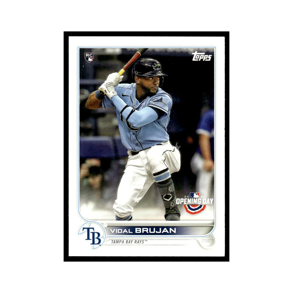Vidal Brujan Rookie 2022 Topps Opening Day #39 Tampa Bay Rays Baseball Card NM